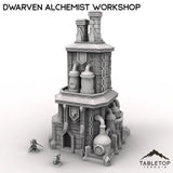Tabletop Terrain Building Dwarven Alchemist Workshop