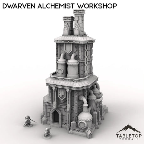 Tabletop Terrain Building Dwarven Alchemist Workshop