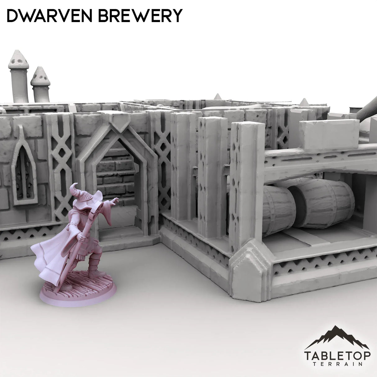 Tabletop Terrain Building Dwarven Brewery