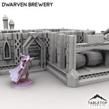 Tabletop Terrain Building Dwarven Brewery