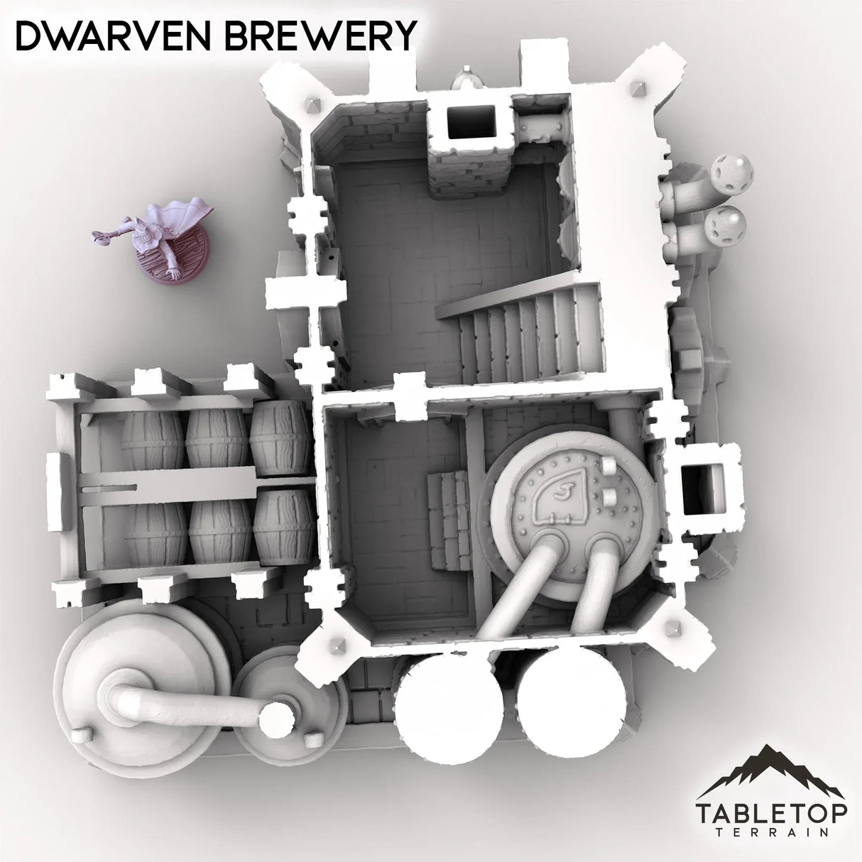 Tabletop Terrain Building Dwarven Brewery