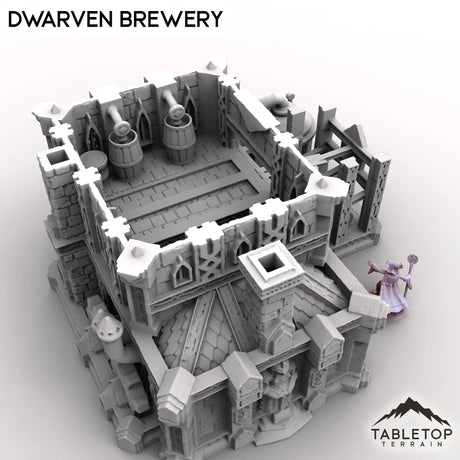 Tabletop Terrain Building Dwarven Brewery
