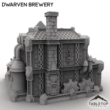 Tabletop Terrain Building Dwarven Brewery