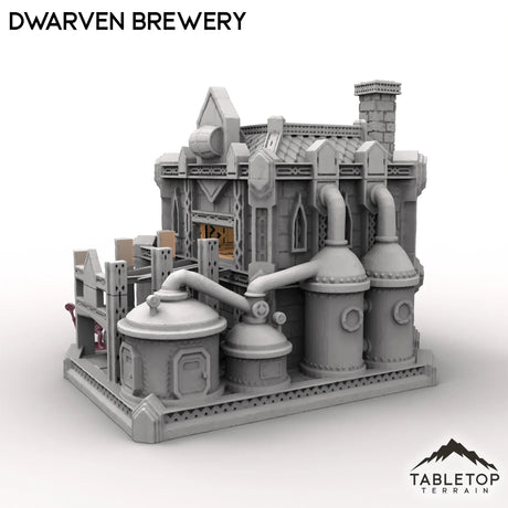 Tabletop Terrain Building Dwarven Brewery