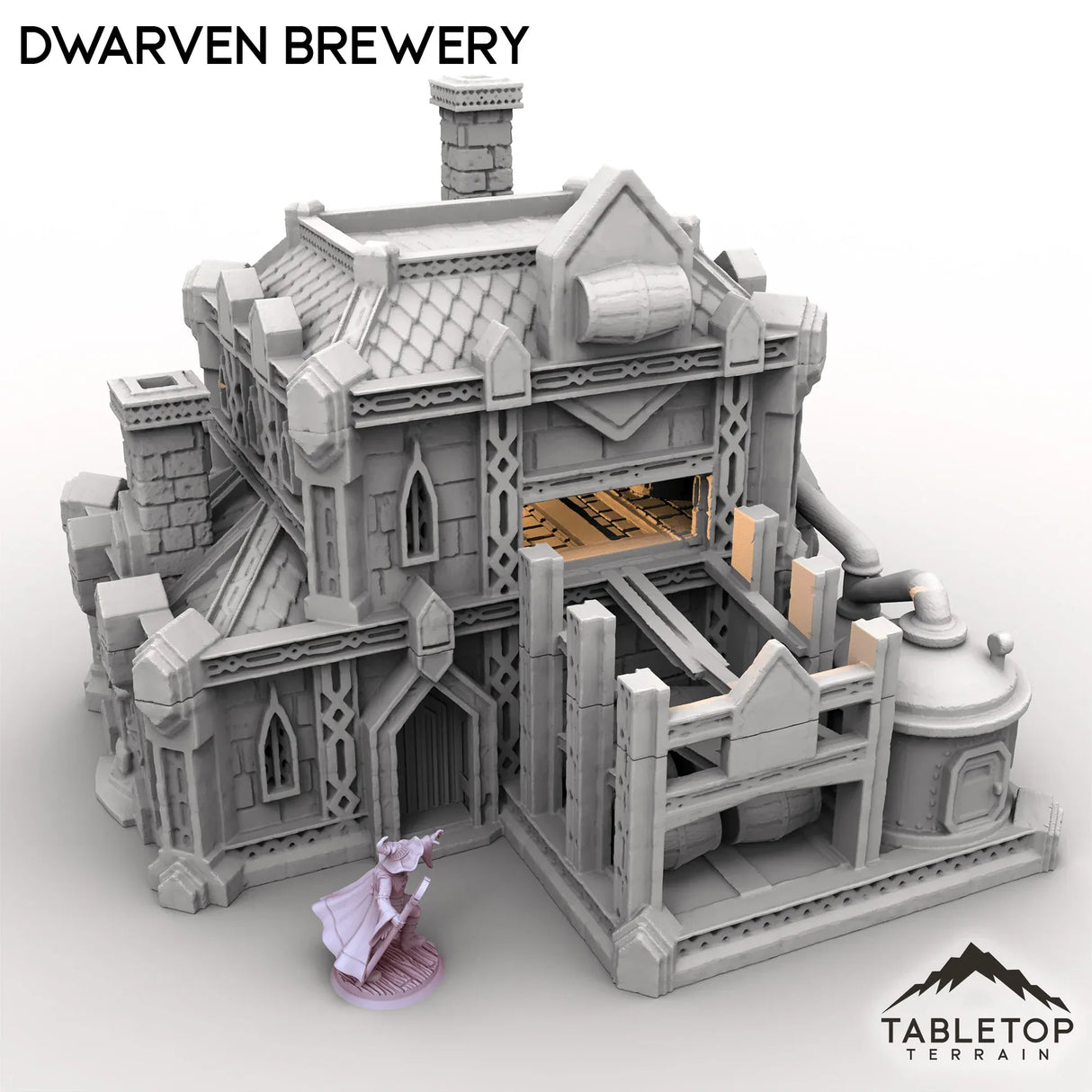 Tabletop Terrain Building Dwarven Brewery
