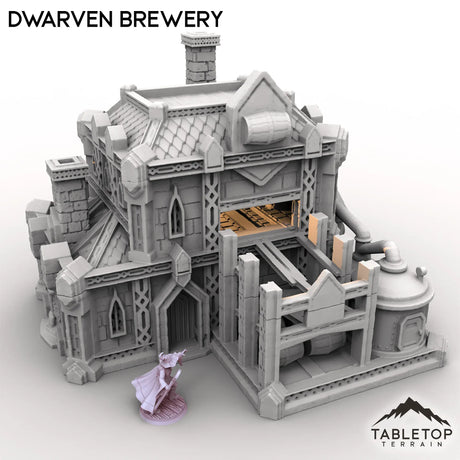 Tabletop Terrain Building Dwarven Brewery