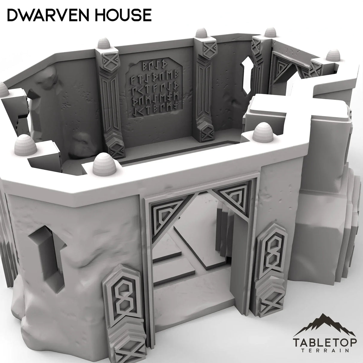 Tabletop Terrain Building Dwarven House - Kingdom of Durak Deep