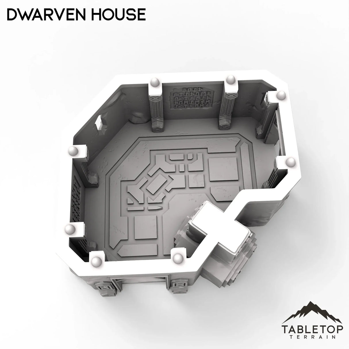 Tabletop Terrain Building Dwarven House - Kingdom of Durak Deep