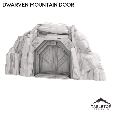 Tabletop Terrain Building Dwarven Mountain Door