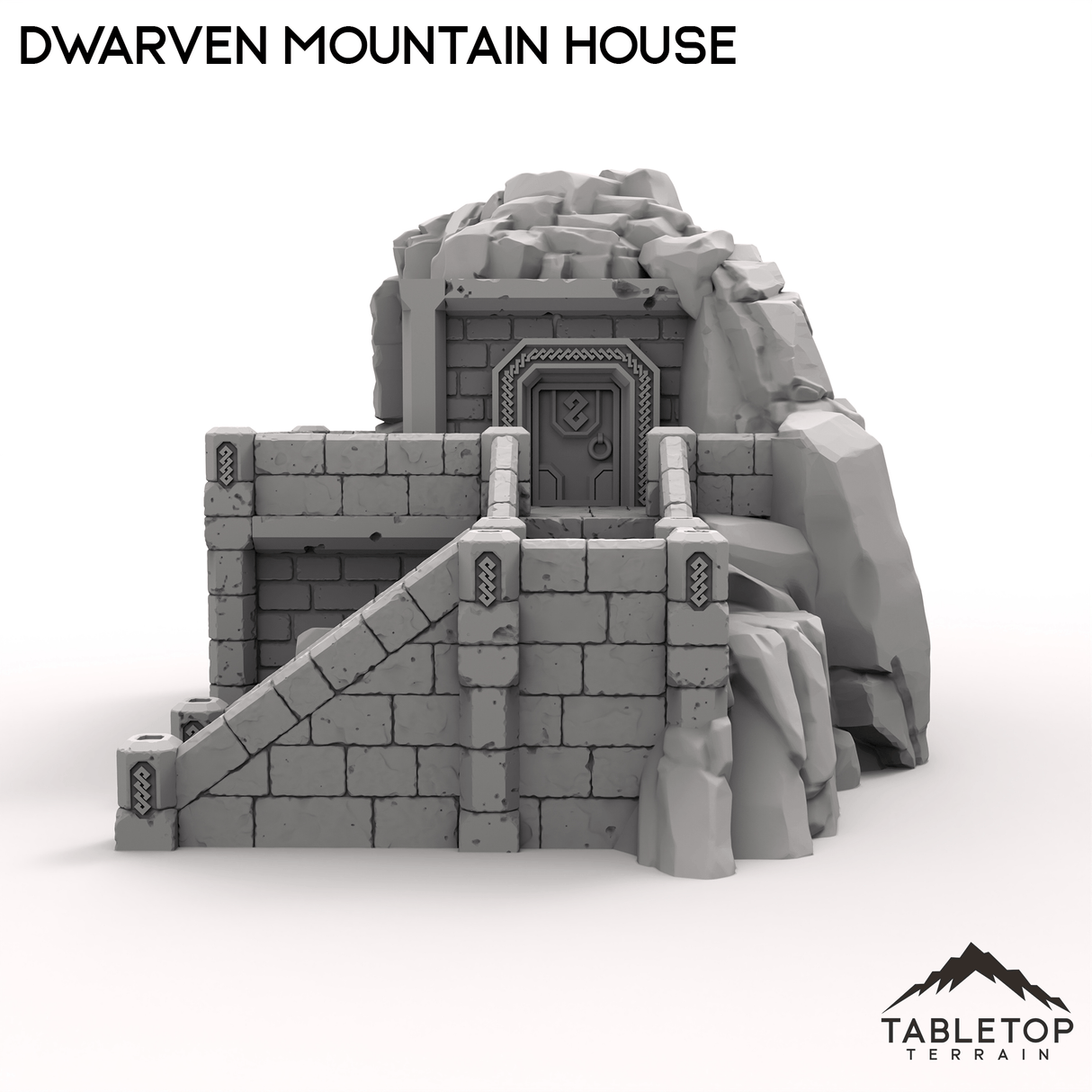 Tabletop Terrain Building Dwarven Mountain House