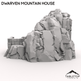 Tabletop Terrain Building Dwarven Mountain House