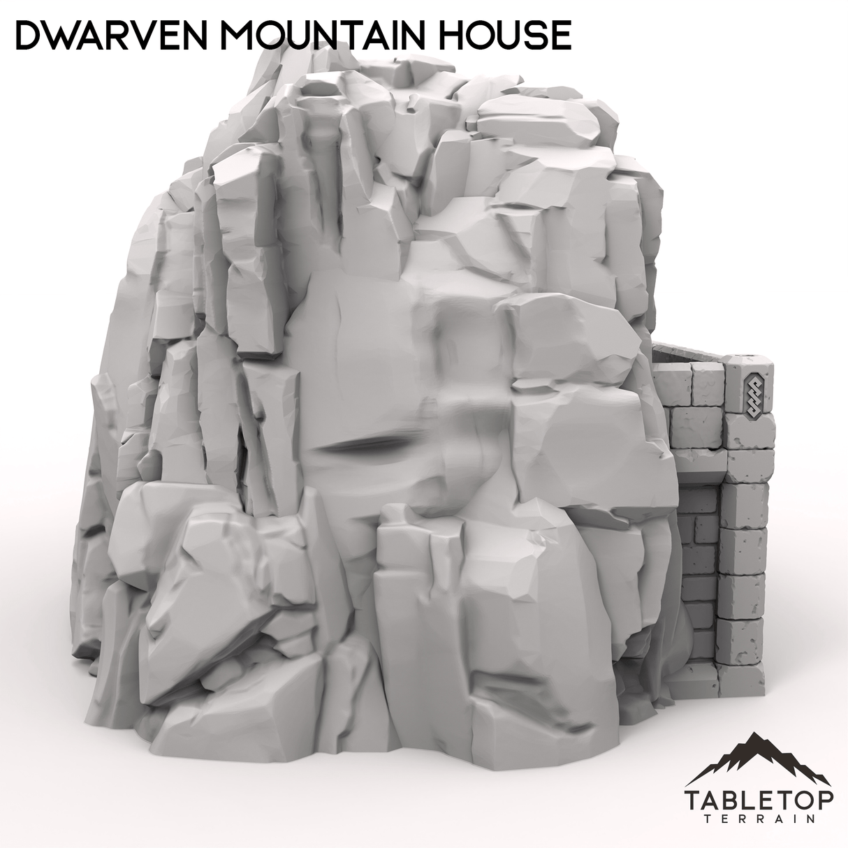 Tabletop Terrain Building Dwarven Mountain House