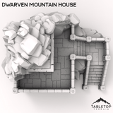 Tabletop Terrain Building Dwarven Mountain House