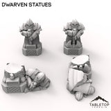 Tabletop Terrain Building Dwarven Statues