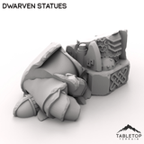 Tabletop Terrain Building Dwarven Statues