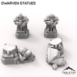 Tabletop Terrain Building Dwarven Statues