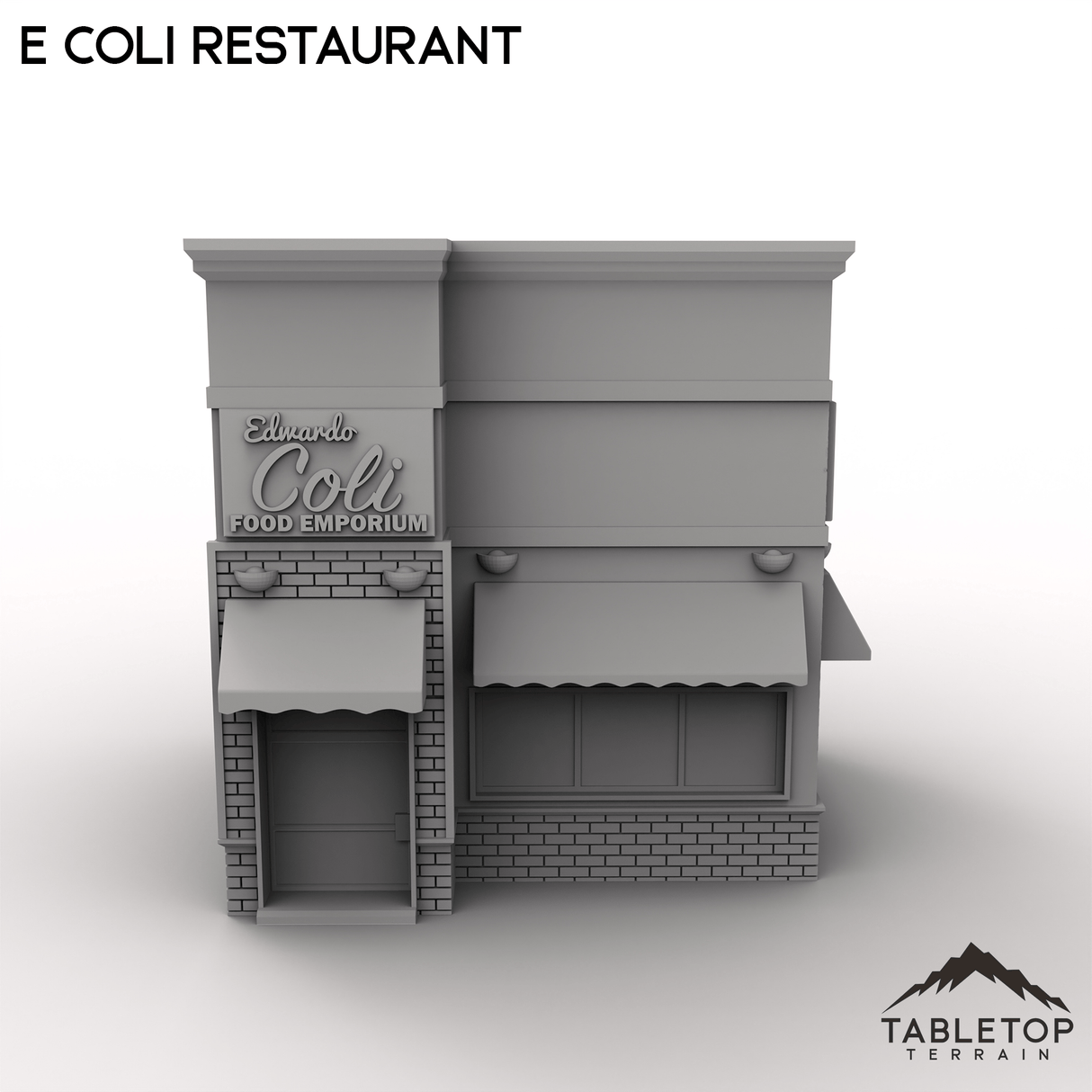 Tabletop Terrain Building E Coli Restaurant