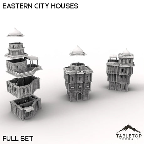 Tabletop Terrain Building Eastern City Houses
