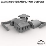 Tabletop Terrain Building Eastern European Military Outpost