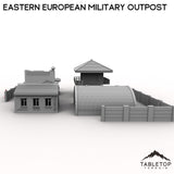 Tabletop Terrain Building Eastern European Military Outpost