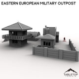 Tabletop Terrain Building Eastern European Military Outpost