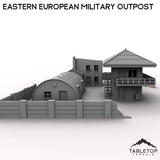 Tabletop Terrain Building Eastern European Military Outpost