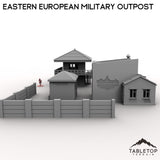 Tabletop Terrain Building Eastern European Military Outpost