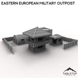 Tabletop Terrain Building Eastern European Military Outpost