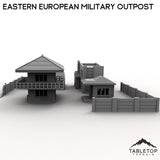 Tabletop Terrain Building Eastern European Military Outpost