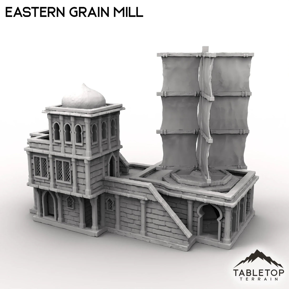 Tabletop Terrain Building Eastern Grain Mill