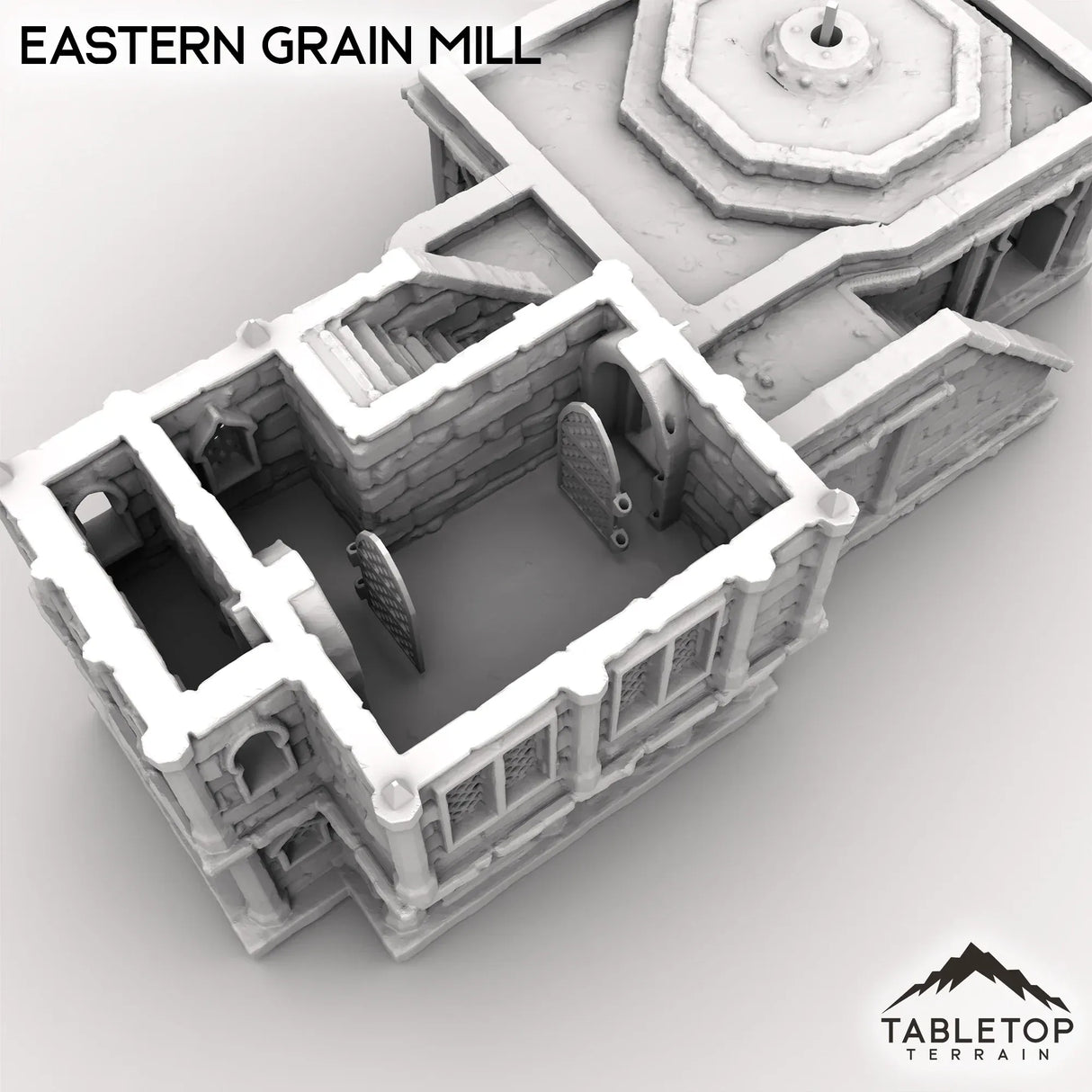 Tabletop Terrain Building Eastern Grain Mill