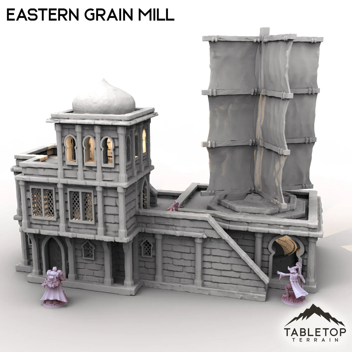 Tabletop Terrain Building Eastern Grain Mill