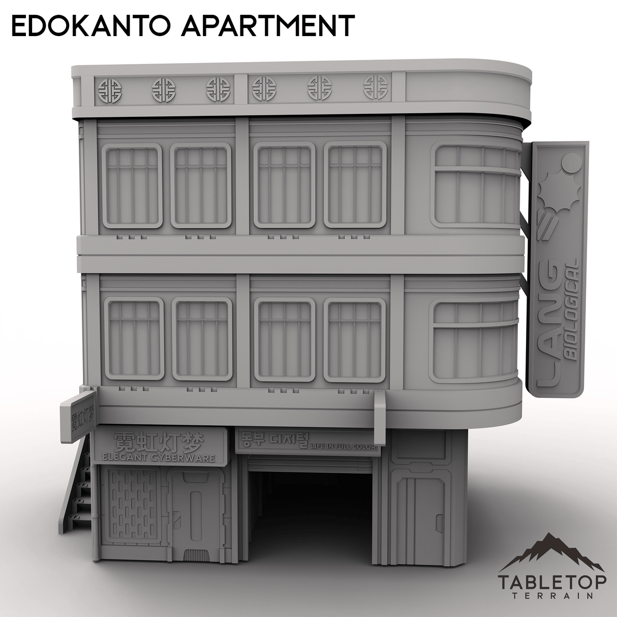 Tabletop Terrain Building EdoKanto Apartment