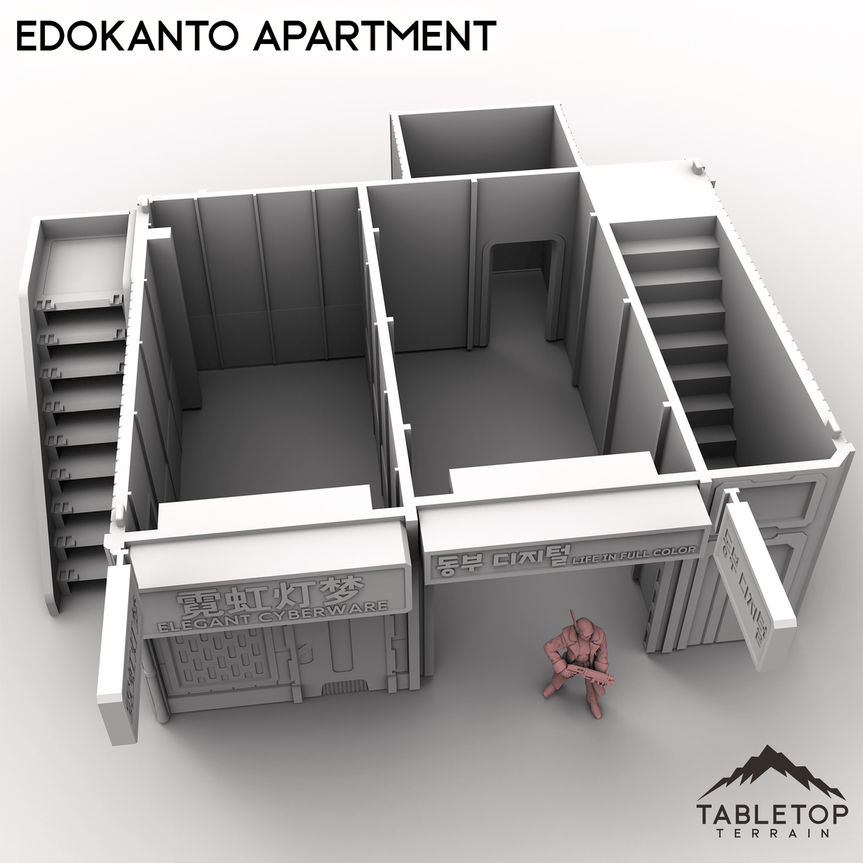Tabletop Terrain Building EdoKanto Apartment