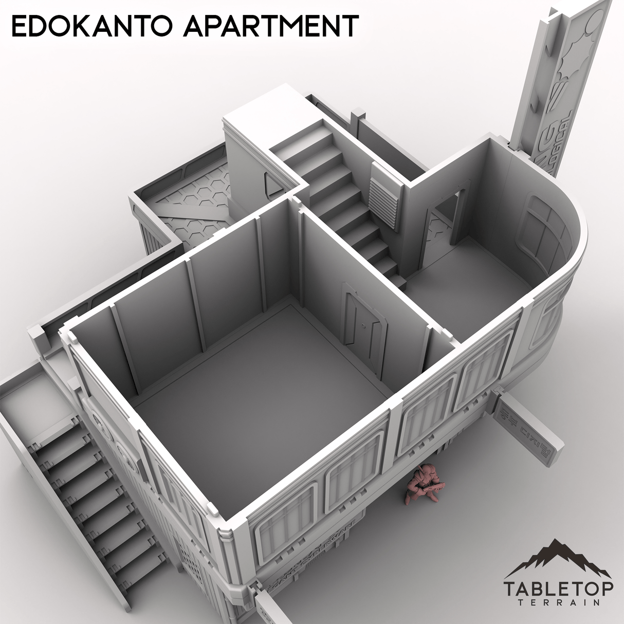 Tabletop Terrain Building EdoKanto Apartment