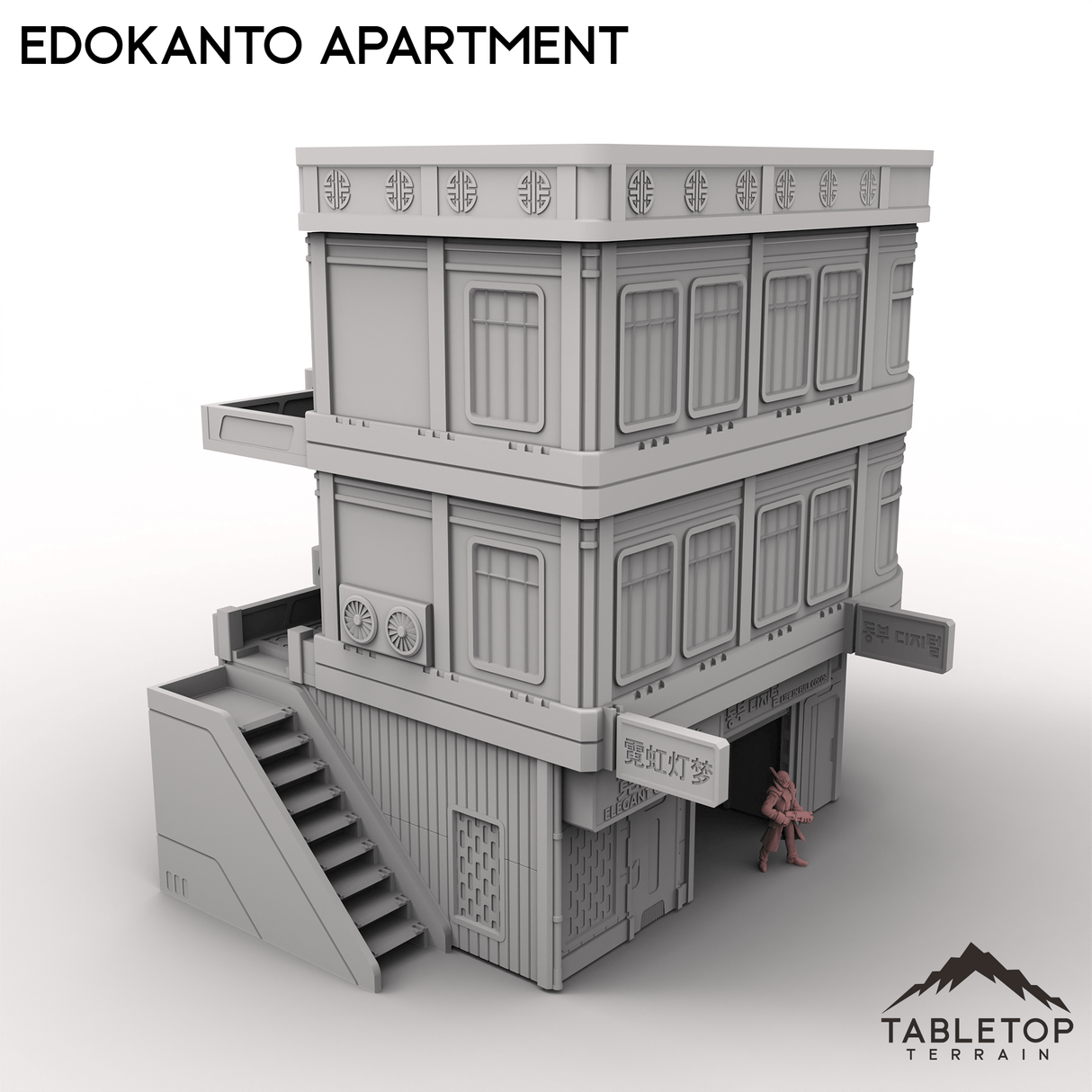 Tabletop Terrain Building EdoKanto Apartment
