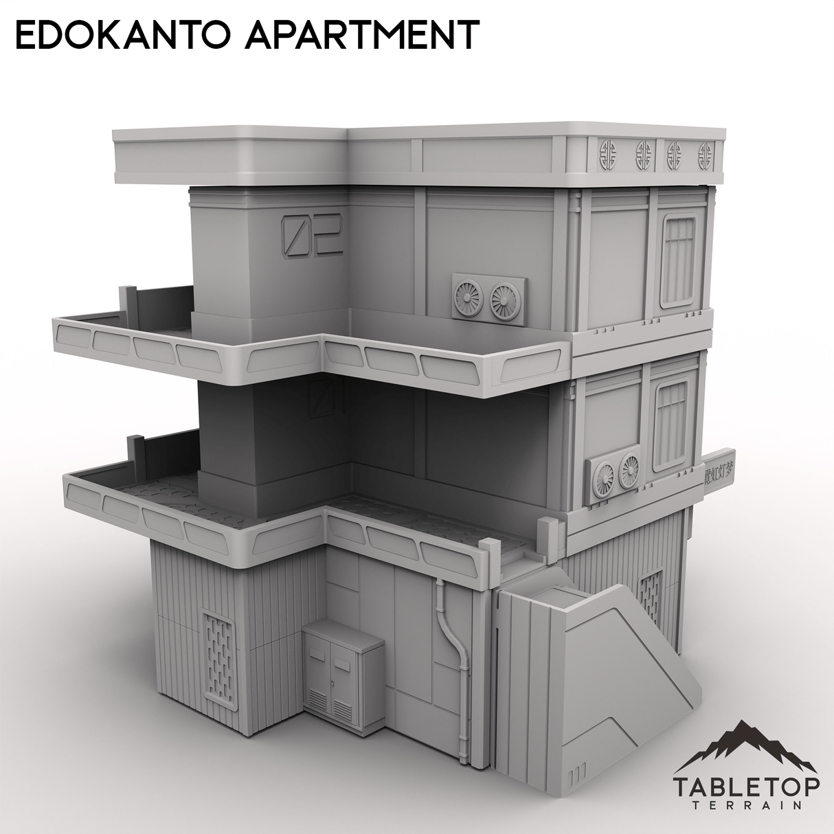 Tabletop Terrain Building EdoKanto Apartment