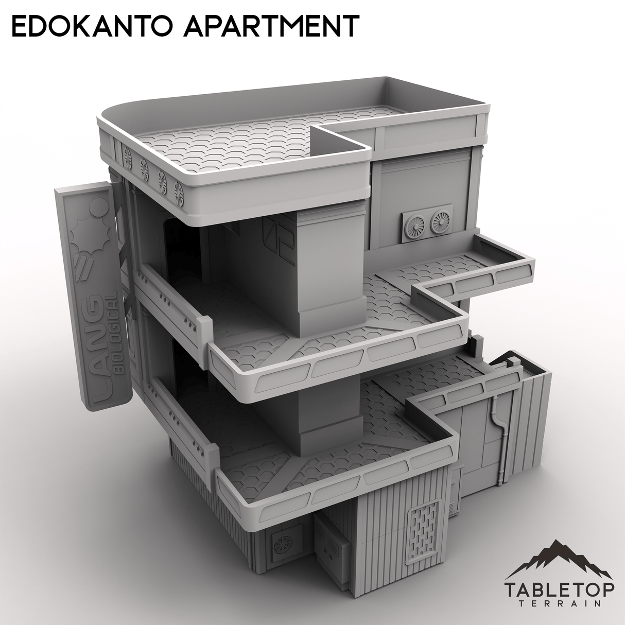 Tabletop Terrain Building EdoKanto Apartment