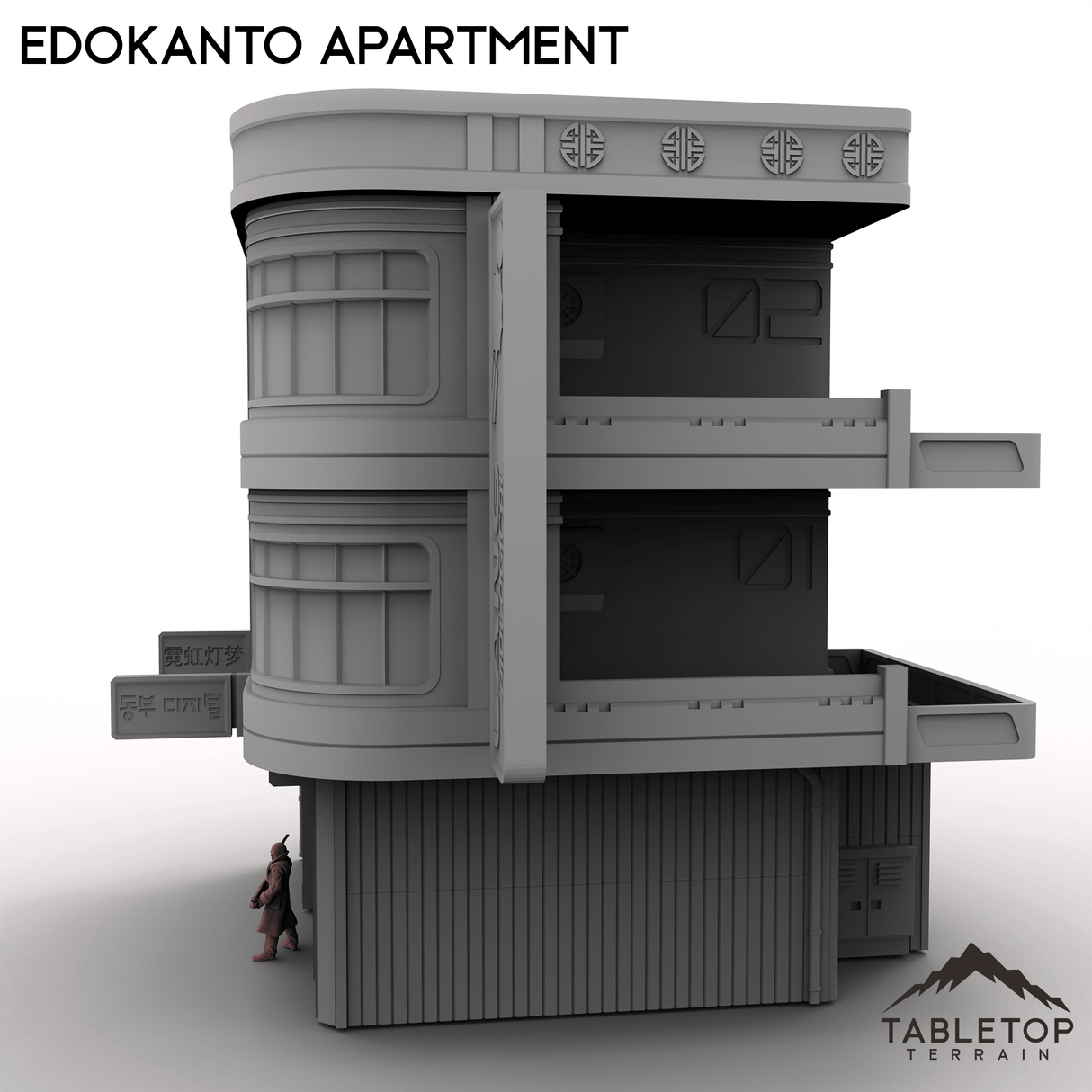 Tabletop Terrain Building EdoKanto Apartment