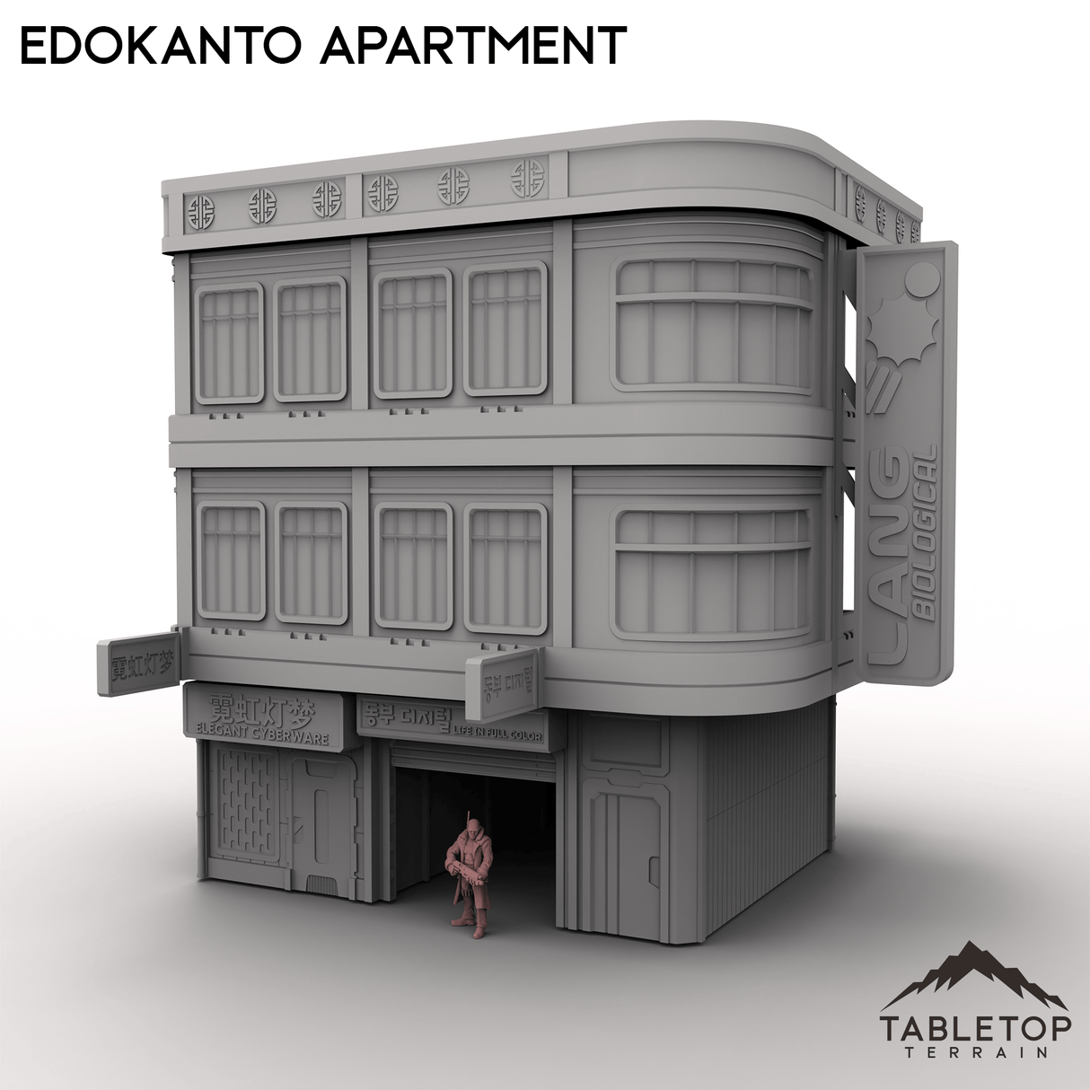 Tabletop Terrain Building EdoKanto Apartment