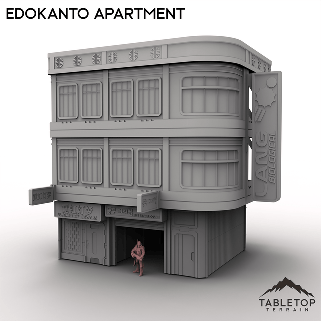 Tabletop Terrain Building EdoKanto Apartment