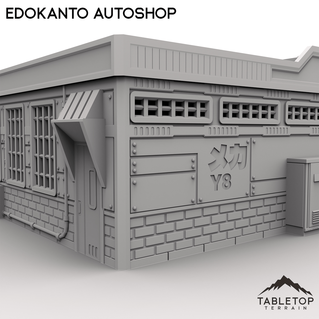 Tabletop Terrain Building EdoKanto AutoShop