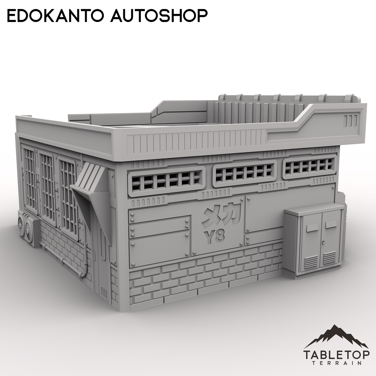 Tabletop Terrain Building EdoKanto AutoShop