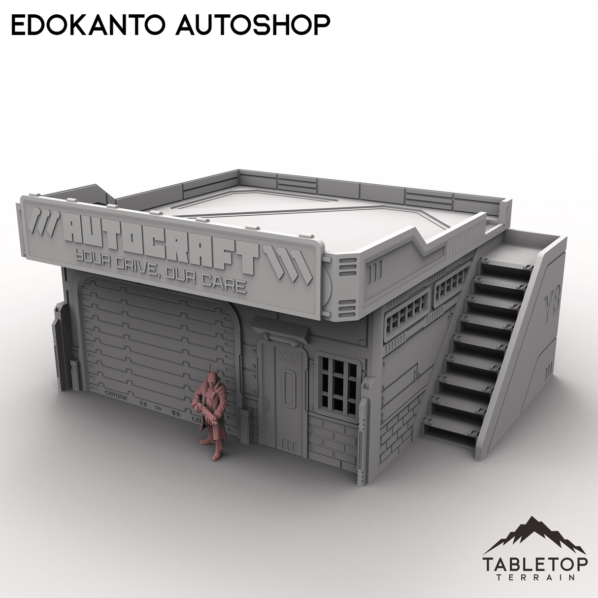 Tabletop Terrain Building EdoKanto AutoShop