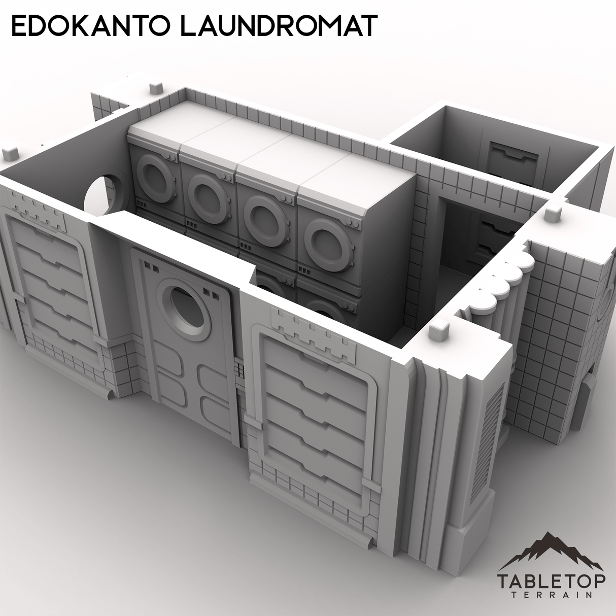 Tabletop Terrain Building EdoKanto Laundromat