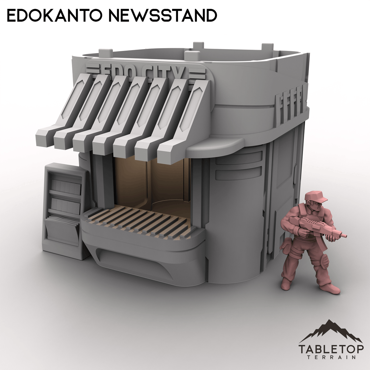 Tabletop Terrain Building EdoKanto Newsstand