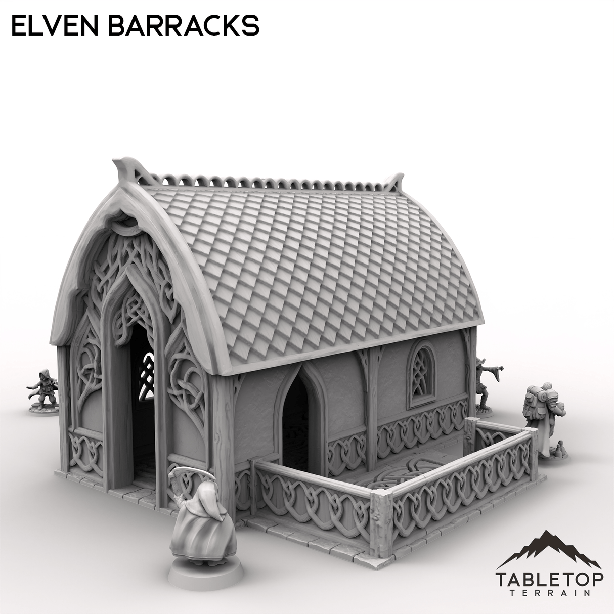 Tabletop Terrain Building Elven Barracks - Kingdom of Noldareth