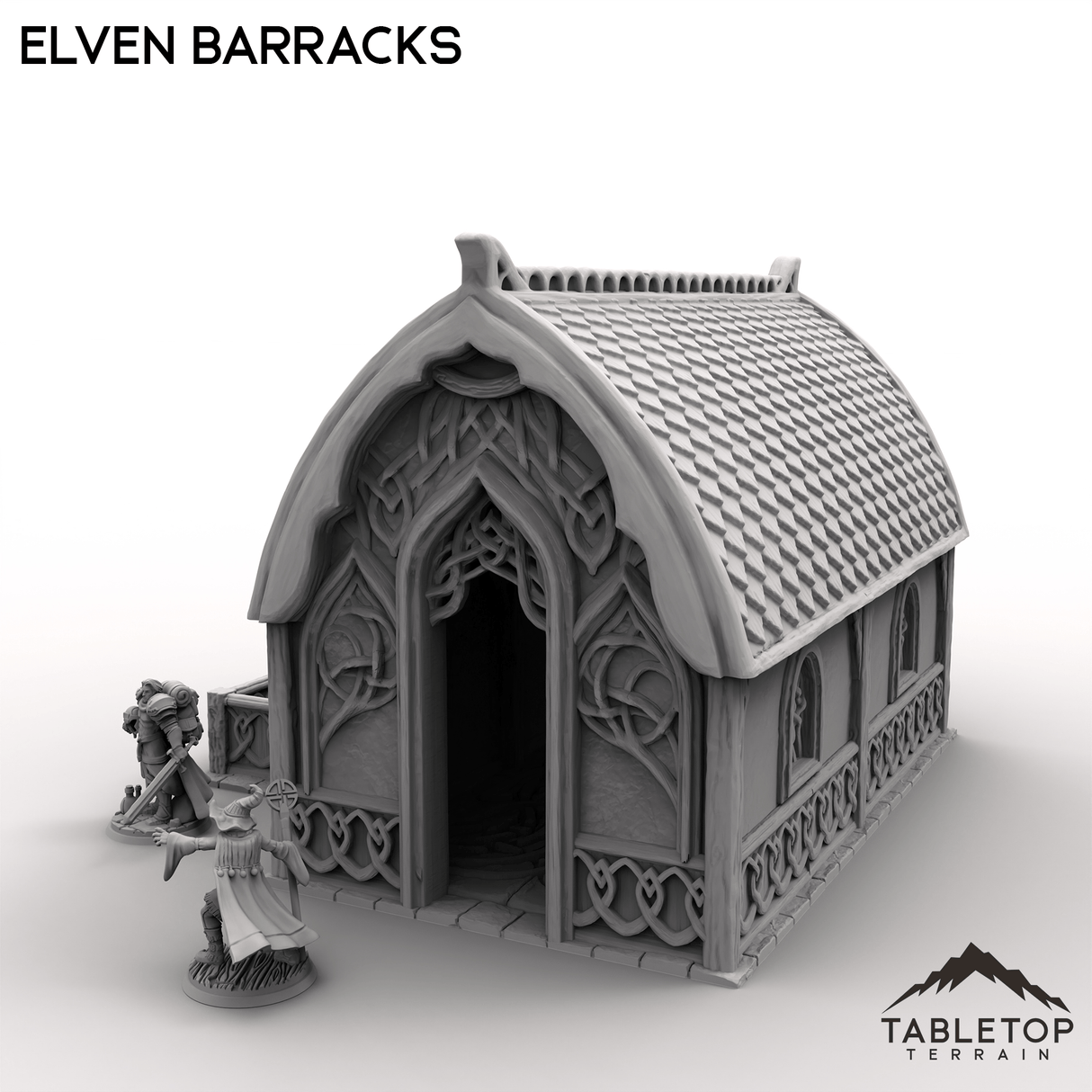 Tabletop Terrain Building Elven Barracks - Kingdom of Noldareth