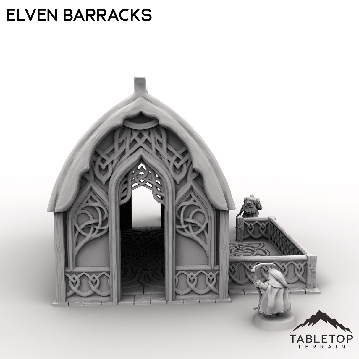 Tabletop Terrain Building Elven Barracks - Kingdom of Noldareth