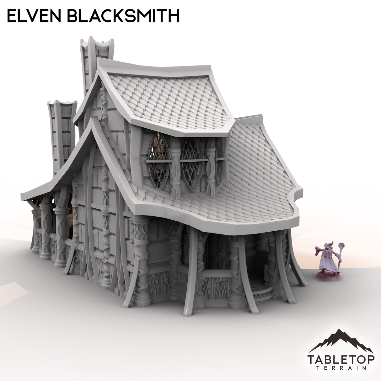Tabletop Terrain Building Elven Blacksmith
